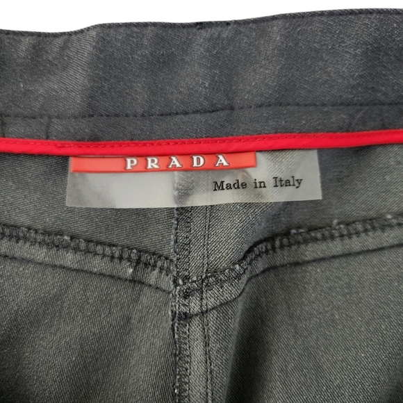 PRADA SPORT Linea Rossa Tech Equestrian Pants Y2K Vibe sz 46 (US 10-12) - Picture 9 of 17